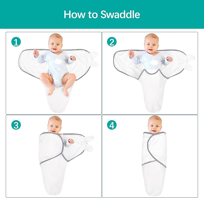 Biloban Baby Swaddle for Boy Girls, Baby Swaddles 3-6 Months | Swaddle Blanket - Image 6