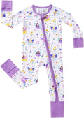 pureborn Baby Sleeper Viscose from Bamboo Zipper Footies 0-24 Months by pureborn