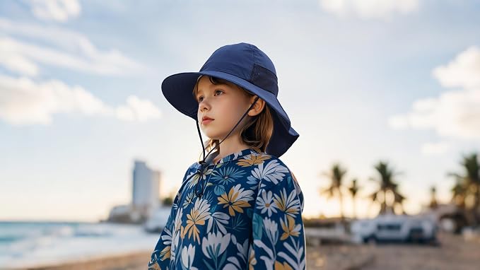 Baby Sun Hat with Neck Flap UPF 50+ - Image 7