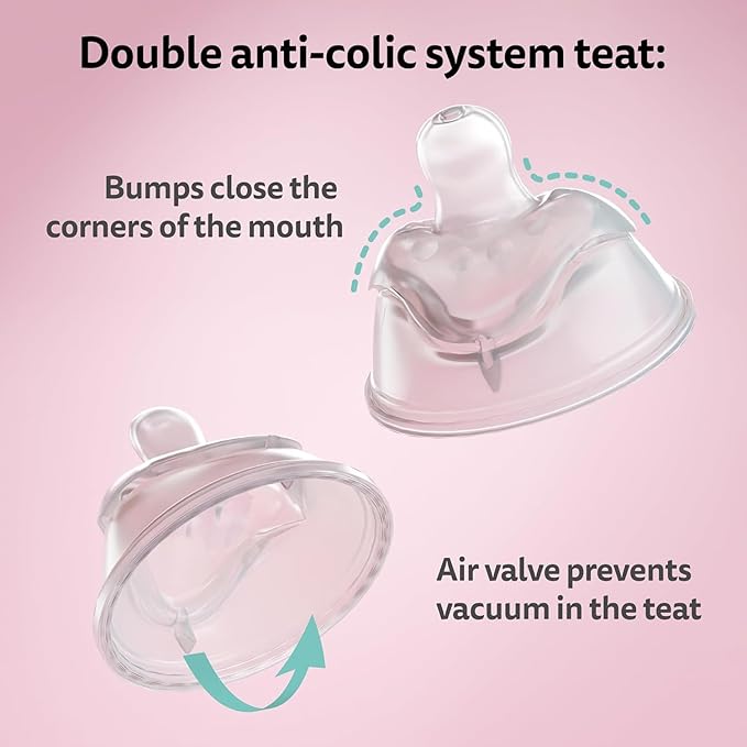 Batman DC Comics - Herobility Double Anti-Colic Baby Bottles – 8.5 fl oz/240ml – 3-Pack