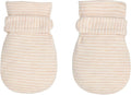 Newborn Baby No Scratch Mittens Stay On, 100% Cotton Breathable, Adjustable by Reyow