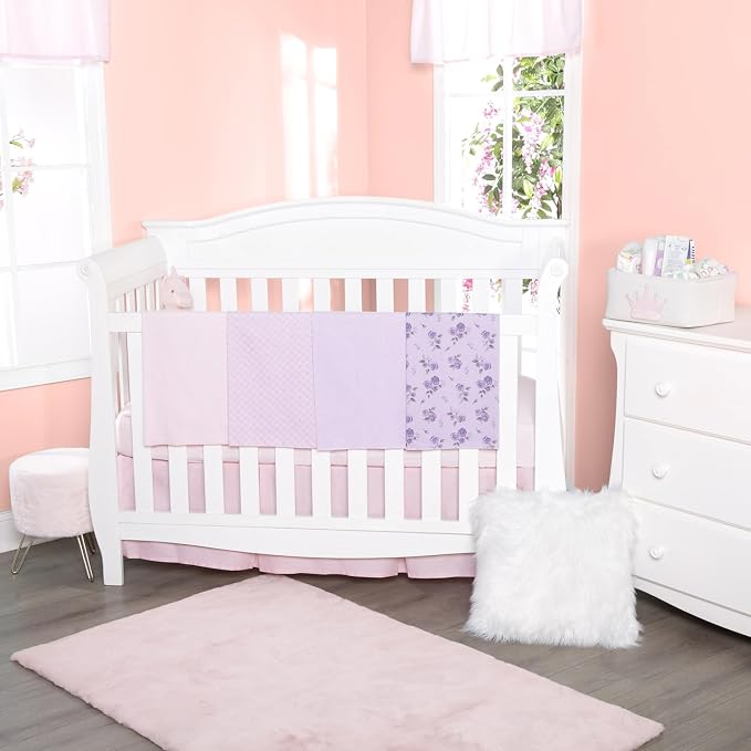 EVERYDAY KIDS 4 Pack of Soft Flannel Receiving Baby Blanket Set - Image 2