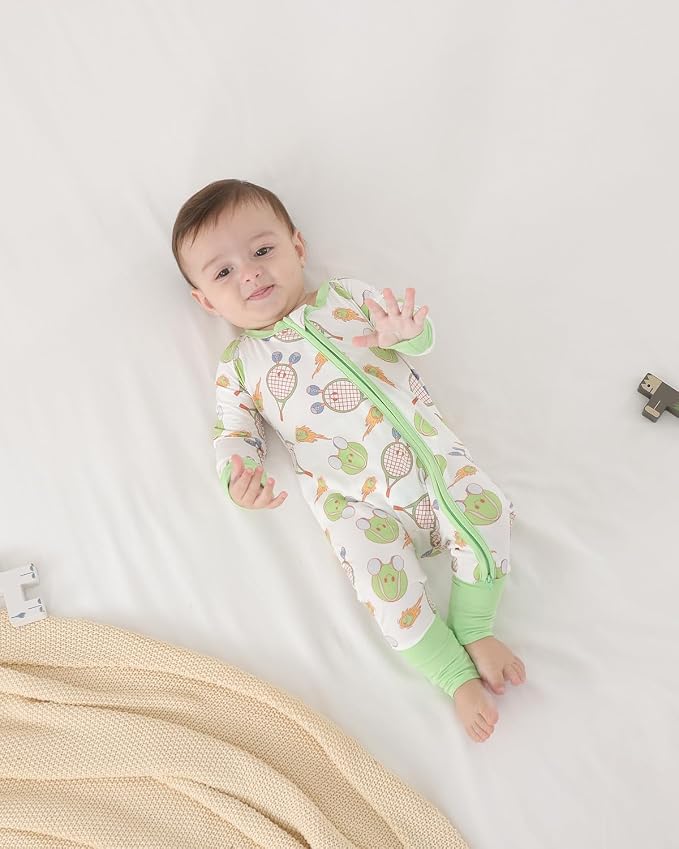 GUISBY Baby Footless Pajamas, Rayon of Bamboo, NB-2T | Rayon of bamboo softness - Image 6