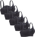 Lataly Womens Seamless Nursing Bra Sleeping Maternity Bralette for Breastfeeding Pack of 3