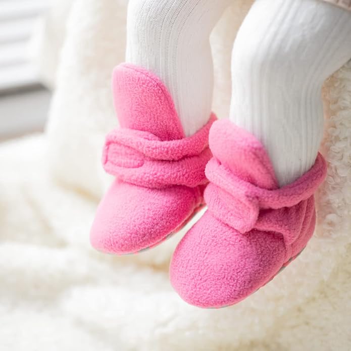 Sawimlgy Newborn Infant Baby Girl Boy Cotton Booties Stay On Sock Slippers Soft - Image 2