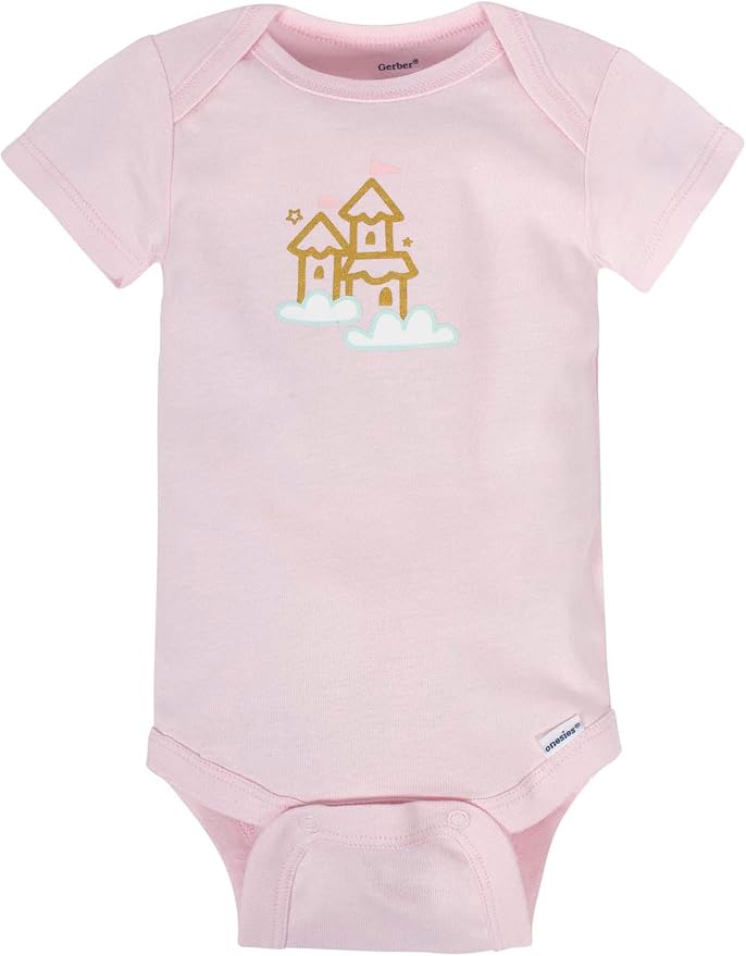Gerber Baby Girls' 8-pack Short Sleeve Onesies Bodysuits - Image 5