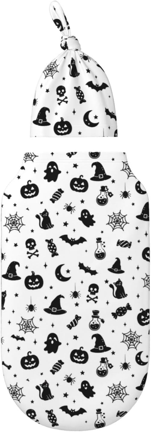 Goth Swaddle Blankets Soft Receiving Blanket Baby Swaddle Wrap - Image 2