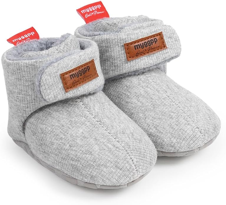 Ohwawadi Infant Baby Slippers Girls Boys Booties Warm Baby Socks Shoes Newborn - Image 5