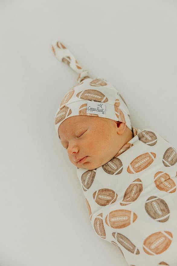 Copper Pearl Swaddle Blankets for Newborns | Soft Stretchy Receiving Blankets - Image 4