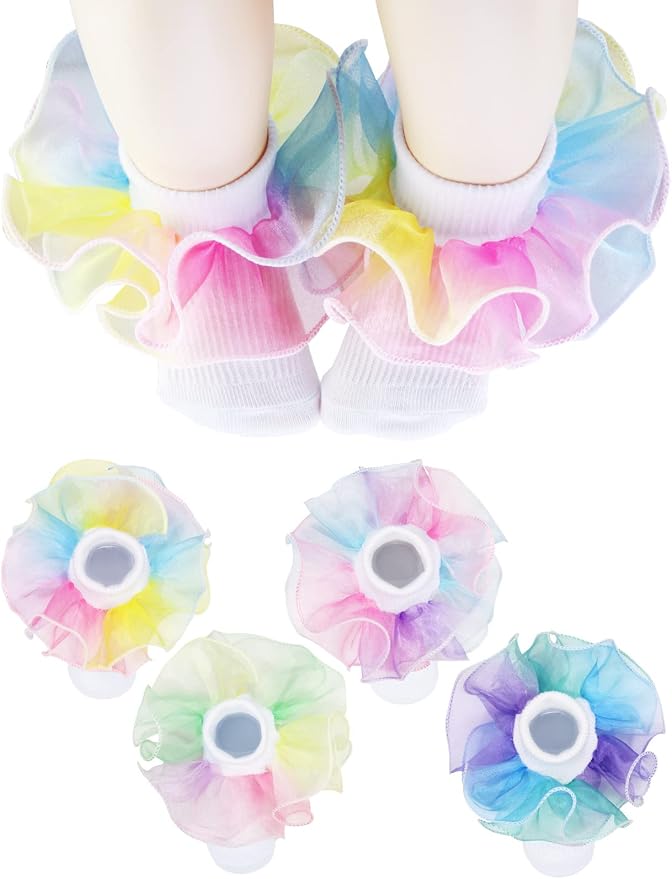 PrinceSasa Little Baby Girl Princess Lace Ruffles Socks Set by PrinceSasa