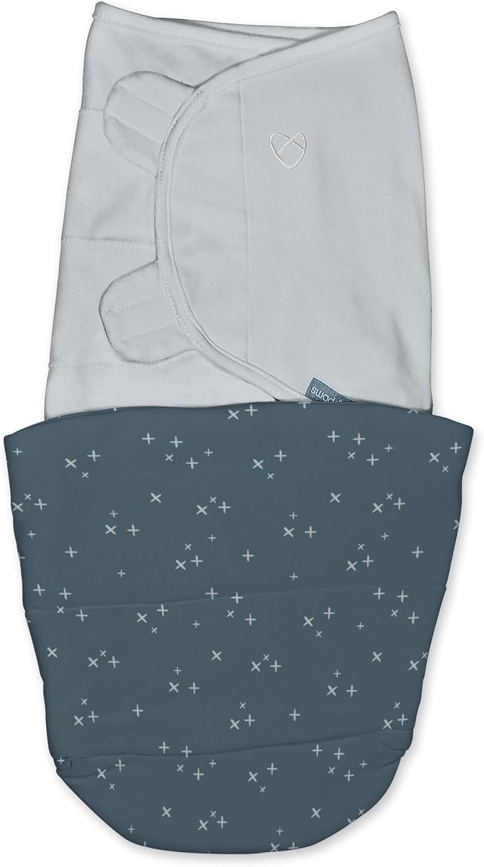 SwaddleMe by Ingenuity All Season Baby Swaddle, 2 Quick Flip Layers to Change by SwaddleMe%C2%AE