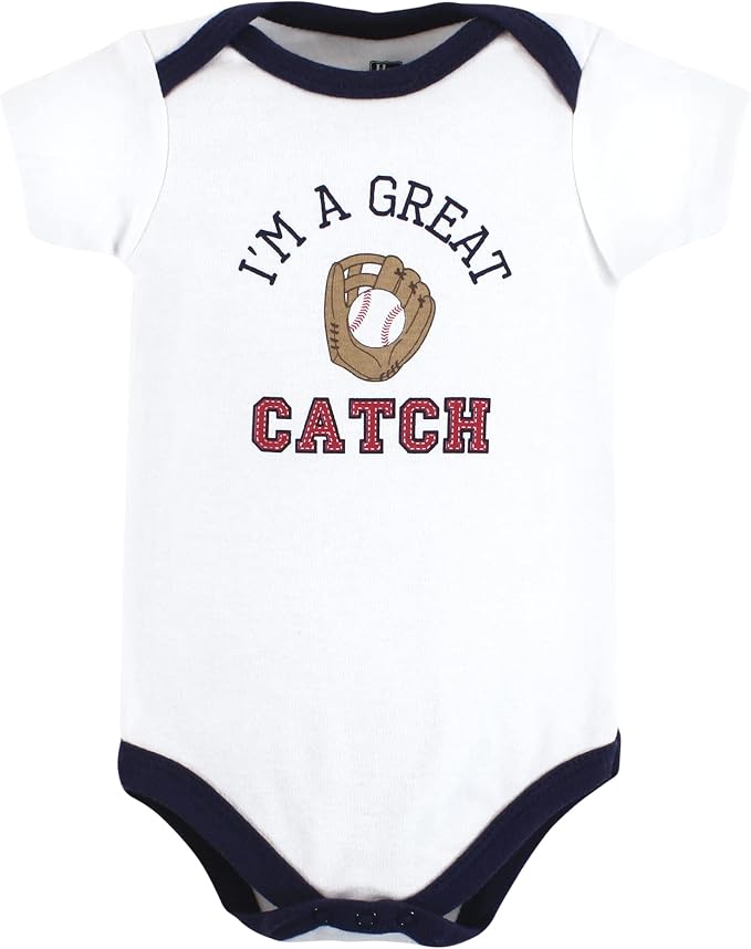 Hudson Baby Baby Boys' Cotton Bodysuits 7-pack - Image 4