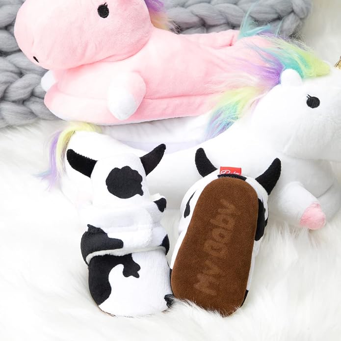 Sawimlgy Newborn Infant Baby Girl Boy Cotton Booties Stay On Sock Slippers Soft - Image 2