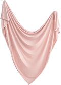 mushie Stretchy Baby Swaddle Blanket | Extra Soft & Snug Fit | 47"x47" by mushie