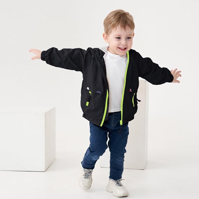 Volunboy Toddler Boys Spring Windbreaker Lightweight Jacket | baby boy - Image 2