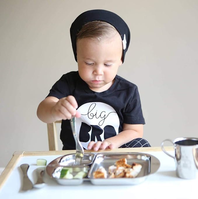 Kids Stainless Steel Utensil Set | Kiddobloom | Premium 304 (18/8) | 5-piece Set: 2 Spoons, 2 Forks, and 1 Butter Knife | Perfect Silverware for Montessori Toddlers and Children | by Kiddobloom