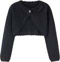 Toddler Girls Cardigan Sweater Bolero Shrug Baby Kids Long Sleeve Cropped Dress by Miccina