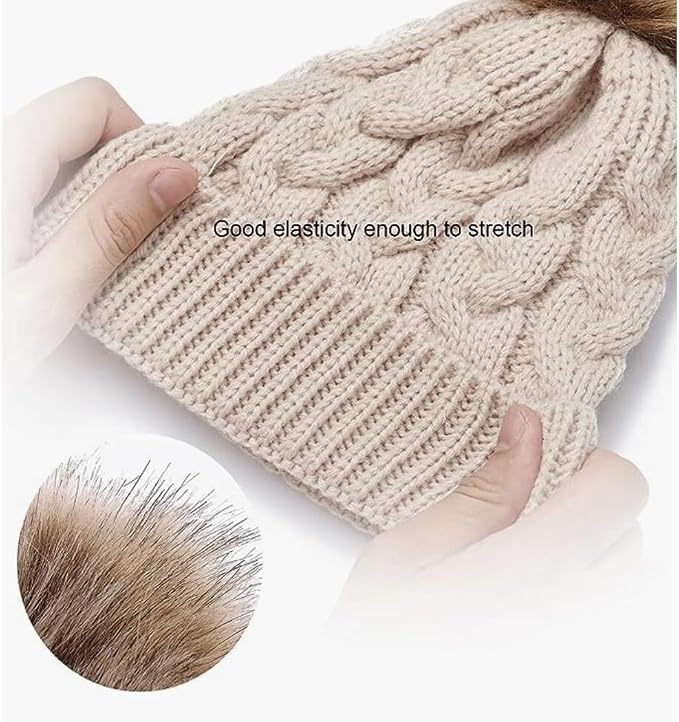 DANMY Baby Beanie Hat, Infant Newborn Toddler Winter Warm Knit Cap - Image 4