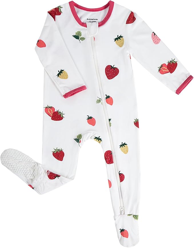 Okayinn BubblePanda Rayon Made From Bamboo Baby Pajamas Long Sleeve Months by BubblePandabyOkayinn