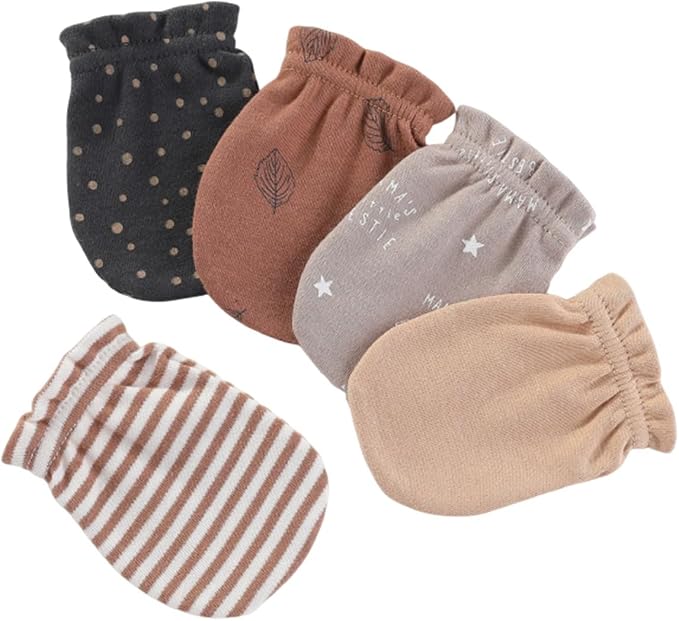 JELYLOVE 5 Pack Baby Boy Girl Anti Scratch Mittens Infant Gloves Essentials | - Image 2
