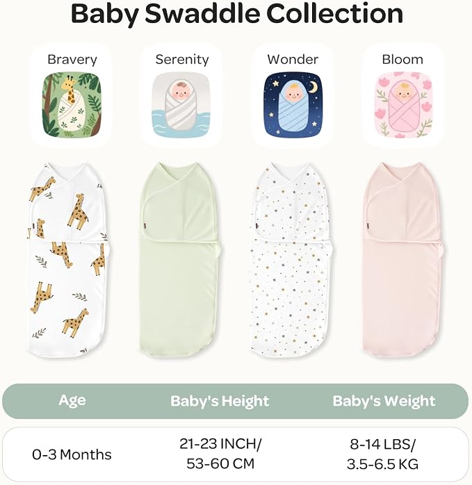 Momcozy Swaddles for Newborns, Quiet Fastener Swaddle for Infant 0-3 Months | - Image 9