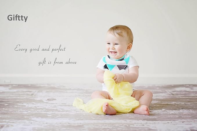 Giftty Baby Teething Bibs Set - Image 2