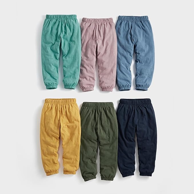 Toddler Boys Pants 3 Pack Soft Cotton Long Bloomers Kids Summer Fall Boy Casual Joggers Pant