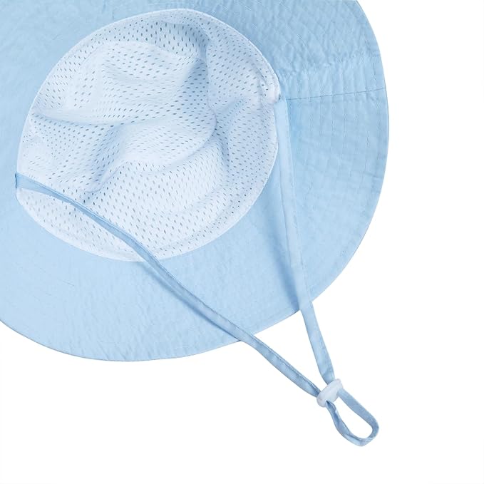 Baby Sun Hat Smile Face UPF 50+ Toddler Bucket Hat - Image 3