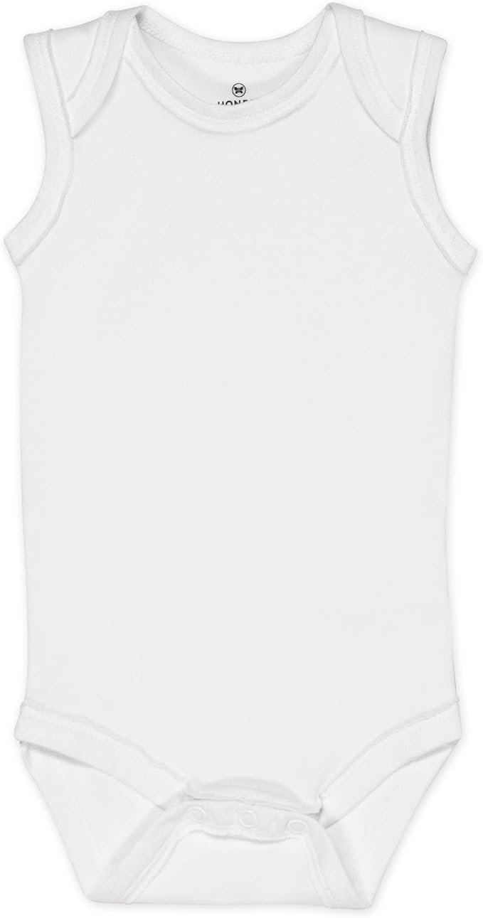 HonestBaby baby-boys Sleeveless Bodysuits One-piece 100% Organic Cotton - Image 6