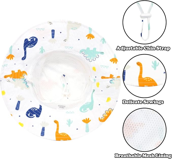 Sarfel Baby Sun Hat Summer Baby Boy Hats UPF 50+ Sun Protection Toddler Hat - Image 2