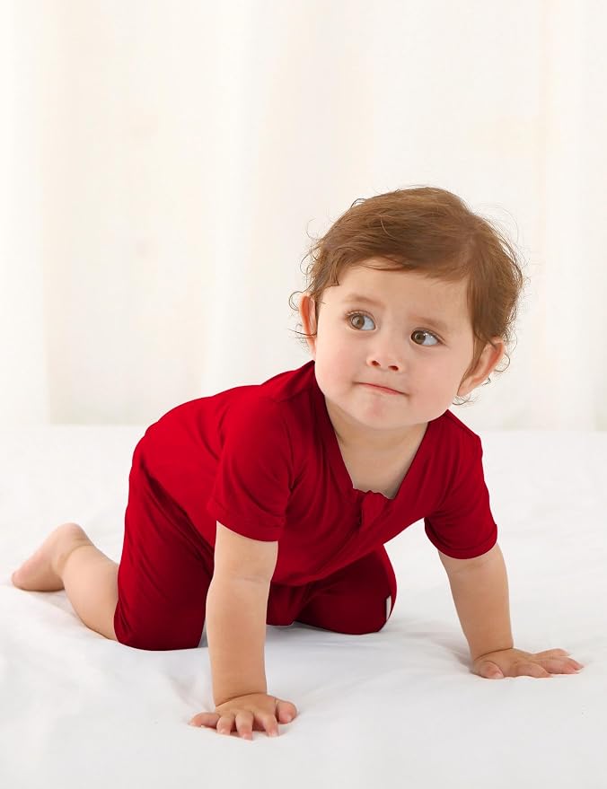Jimonda Baby Bamboo Viscose Tie Dye Rompers Girl/Boys 3pc Pjs | Premium Soft - Image 2