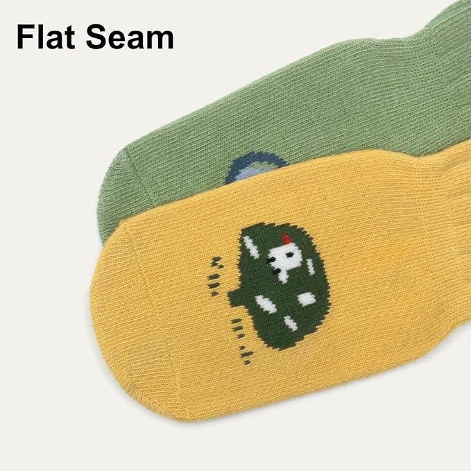 Exegawe Toddler Non Slip Socks, Cute Baby Socks - Image 5
