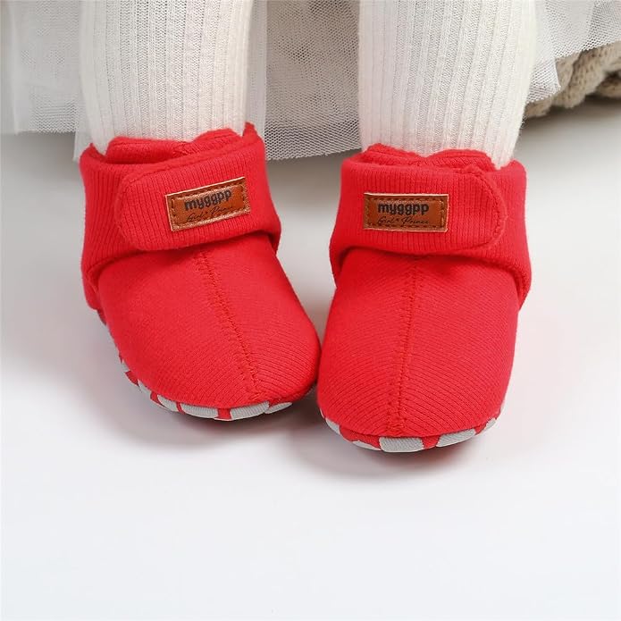 Ohwawadi Infant Baby Slippers Girls Boys Booties Warm Baby Socks Shoes Newborn - Image 2