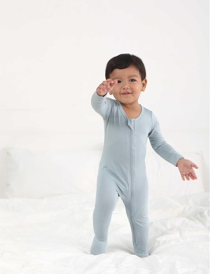 RRP Unisex Baby Footies Pajamas, Rayon Derived From Bamboo, Buttery Soft Sleep - Image 4