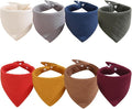 Muslin Bibs, 8 Pack Baby Bandana Drool Bibs,Extra Absorbent Soft Cotton,Baby Bib for Drooling and Teething