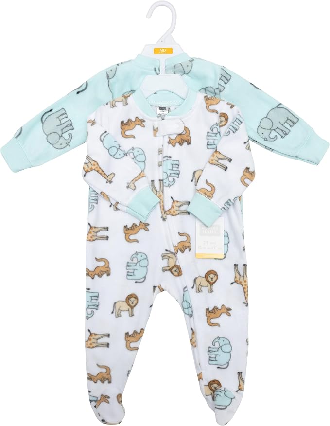 Hudson Baby Unisex Baby Fleece Sleep and Play - Image 2