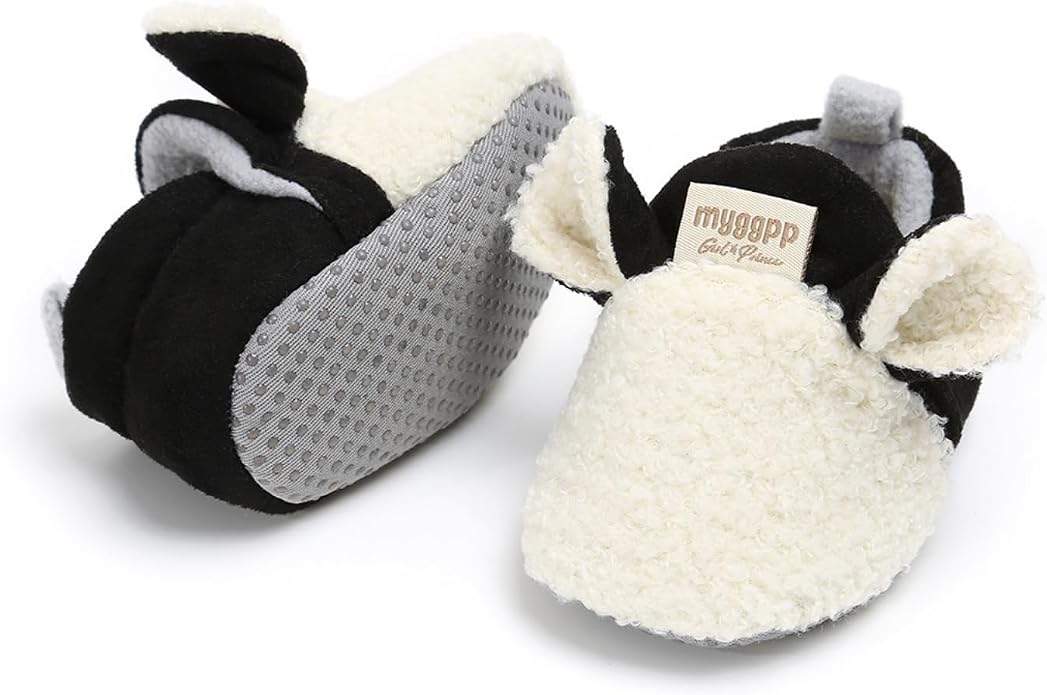Baby Boys Girls Cotton Booties Non Skid Soft Sock Boots Infant Slippers Newborn - Image 6