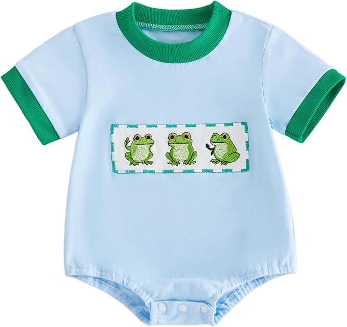 Newborn Baby Boy Girl Summer Clothes Funny Print Sweatshirt Romper Oversized by Lucikamy