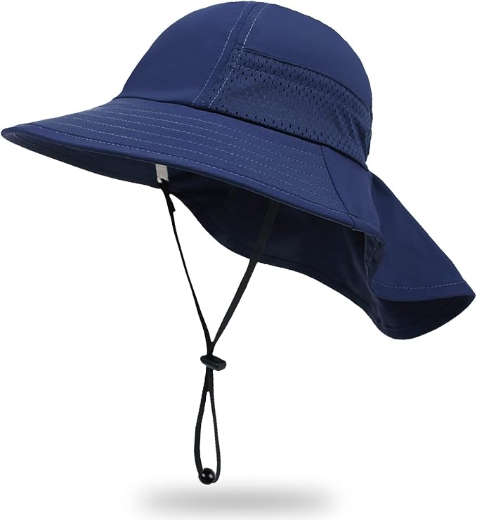 Toddler Baby Sun Hat Kids Summer Beach Essentials Adjustable Beach Hats by HONGTEYA