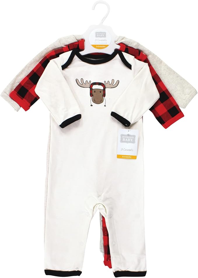 Hudson Baby unisex-child Cotton Coveralls - Image 2