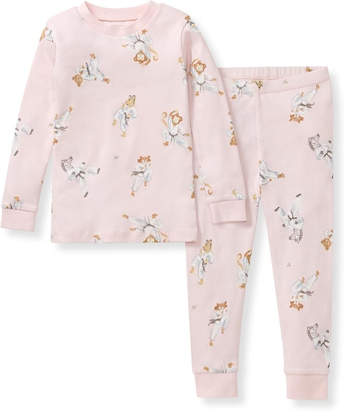 Burt's Bees Baby Girls Organic Cotton Pajamas, Toddler PJ Set, 2-PC | Soft by BurtsBeesBaby