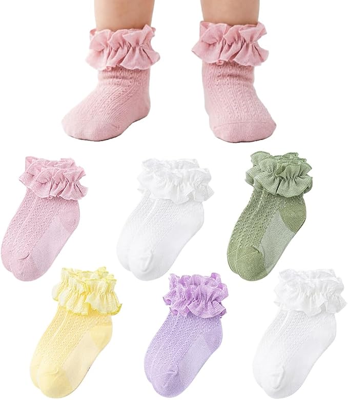 DRESHOW BQUBO Baby Girls Toddler Anti Slip Socks by DRESHOW
