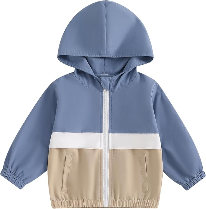 MERSARIPHY Toddler Boy Hoodies Jacket Baby Boy Lightweight Zip Up Coat by MERSARIPHY