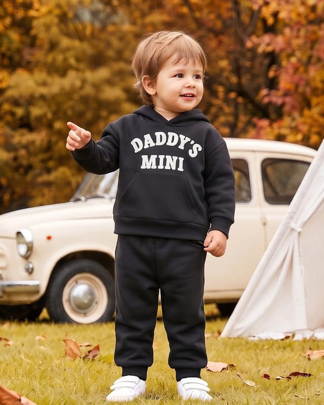 Toddler Baby Boy Fall Clothes Long Sleeve Hoodie Sweatshirts Pants Set Infant - Image 3