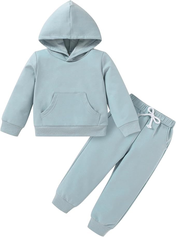 Happy Town Baby Fall Outfits for Girl Boy Long Sleeve Hoodie Top and Long by HappyTown