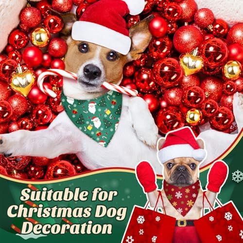 200 Pcs Dog Bandanas Bulk, Reusable Pet Scarves - Image 4