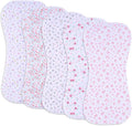 Baby Burp Cloths, Soft Absorbent Towel, 5 Pack by Gelisite