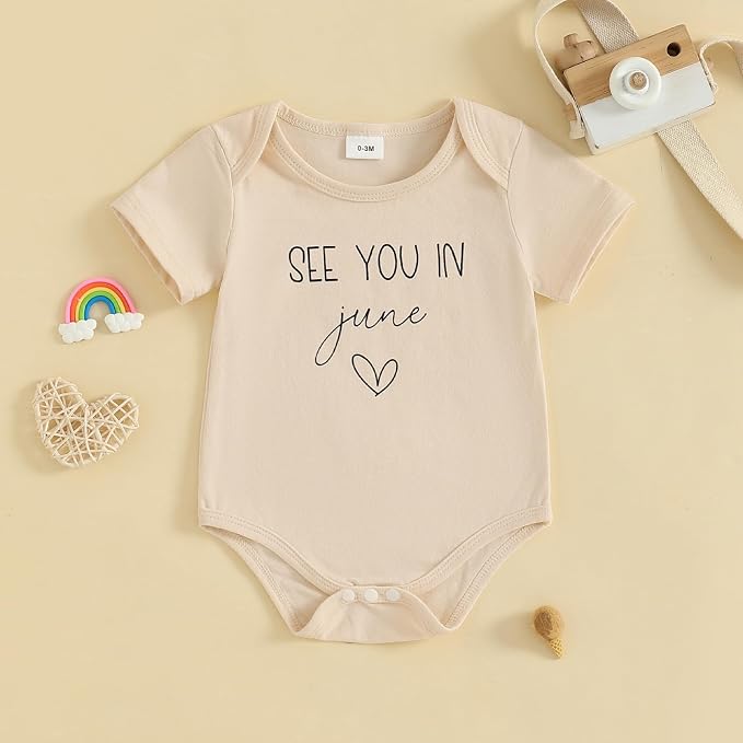 woshilaocai Baby Announcement Bodysuit Pregnancy Reveal - Image 2