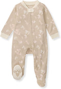 Burt's Bees Baby Girls' Organic Cotton, Sleep and Play Footed Pajamas | Easy by BurtsBeesBaby