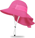 Toddler Baby Sun Hat Kids Summer Beach Essentials Adjustable Beach Hats by HONGTEYA